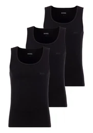 Tanktop 3P RibClassic ONE x David Beckham Ton in Ton Stickerei auf der Brust