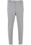 2Y Studios Stoffhose Cropped Pants (1-tlg) Grau/Hellgrau