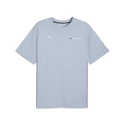 PUMA T-Shirt BMW M Motorsport Essentials+ Logo Herren Blau/Hellblau/Grau