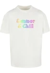 Merchcode T-Shirt Merchcode Herren Summer And Chill Rainbow Heavy Oversized Tee Regenbogen