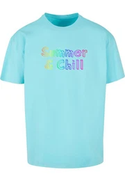 T-Shirt Herren Summer And Chill Rainbow Heavy Oversized Tee (1-tlg)