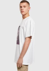 Merchcode T-Shirt Herren Rosa/Weiß