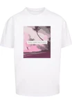 Merchcode T-Shirt Herren Rosa/Weiß