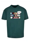 Merchcode T-Shirt Thinking Comic Heavy Oversized Tee Türkis/Grün/Dunkelgrün