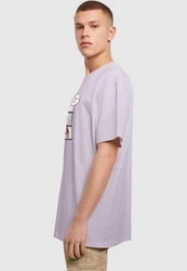 Merchcode T-Shirt Thinking Comic Heavy Oversized Tee Lila