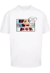 Merchcode T-Shirt Thinking Comic Heavy Oversized Tee Weiß/Schwarz