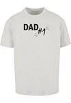 Merchcode T-Shirt Herren Fathers Day - Dad number 1 Heavy Oversize Tee Grau/Hellgrau Merchcode T-Shirt Herren Fathers Day - Dad number 1 Heavy Oversize Tee Grau/Hellgrau