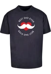 Merchcode T-Shirt Merchcode Herren Fathers Day - Best dad Heavy Oversize Tee Dunkelblau/Blau/Pastell/Rot/Hellblau
