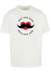Merchcode T-Shirt Merchcode Herren Fathers Day - Best dad Heavy Oversize Tee Rot