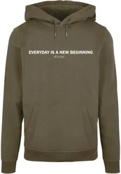 Merchcode Kapuzensweatshirt Hope Basic Hoody Dunkelgrün/Khaki