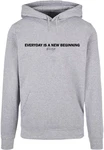 Merchcode Kapuzensweatshirt Hope Basic Hoody Grau/Hellgrau