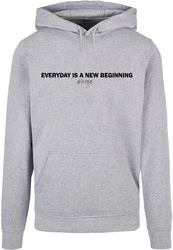 Merchcode Kapuzensweatshirt Hope Basic Hoody Grau/Hellgrau
