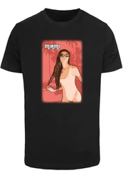 Merchcode Grand Miami T-Shirt Round Neck Rot/Orange/Schwarz