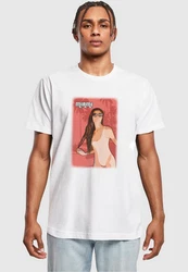 Merchcode Grand Miami T-Shirt Round Neck Braun/Rot/Weiß/Schwarz/Orange