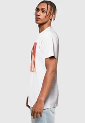 Merchcode Grand Miami T-Shirt Round Neck Braun/Rot/Weiß/Schwarz/Orange