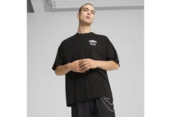 PUMA T-Shirt Porsche Legacy Graphic T-Shirt 1 Herren Schwarz/Dunkelblau