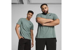 PUMA T-Shirt Essentials No. 1 Logo Grün/Dunkelgrün/Hellgrün