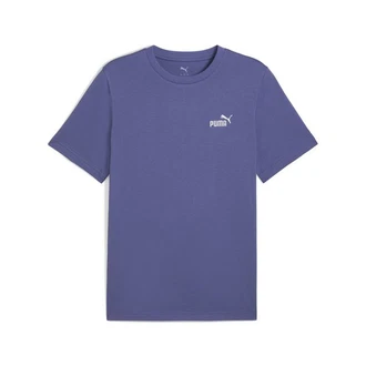 PUMA T-Shirt Essentials No. 1 Logo Lila/Dunkelblau