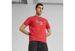 PUMA T-Shirt ftblNRGY Herren (AC Milan) Rot/Dunkelrot