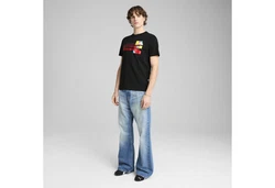 PUMA T-Shirt Scuderia Ferrari HP Race Graphic T-Shirt 1 Schwarz/Mischfarben