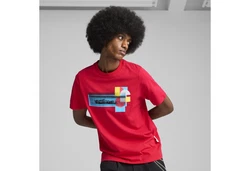 PUMA T-Shirt Scuderia Ferrari HP Race Graphic T-Shirt 1 Dunkelrot/Rot/Bordeaux