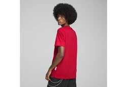 PUMA T-Shirt Scuderia Ferrari HP Race Graphic T-Shirt 1 Dunkelrot/Rot/Bordeaux