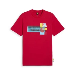 PUMA T-Shirt Scuderia Ferrari HP Race Graphic T-Shirt 1 Dunkelrot/Rot/Bordeaux