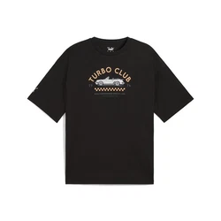 PUMA T-Shirt Porsche Legacy Graphic Herren Schwarz/Gold
