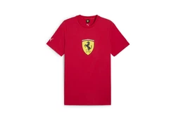 PUMA T-Shirt Scuderia Ferrari HP Race Big Shield T-Shirt Herren Rot