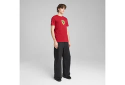 PUMA T-Shirt Scuderia Ferrari HP Race Big Shield T-Shirt Herren Rot