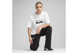 PUMA T-Shirt Porsche Legacy Essentials T-Shirt Herren Weiß/Grau/Rot/Creme