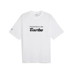 PUMA T-Shirt Porsche Legacy Essentials T-Shirt Herren Weiß/Grau/Rot/Creme