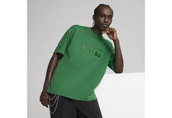 PUMA T-Shirt Porsche Legacy Essentials T-Shirt Herren Grün/Dunkelgrün