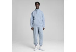 PUMA Sweatjacke BMW M Motorsport Essentials+ Fleecejacke mit Kapuze Herren Blau/Hellblau