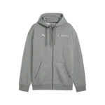 PUMA Sweatjacke BMW M Motorsport Essentials+ Fleecejacke mit Kapuze Herren Hellgrau/Dunkelgrau/Grau