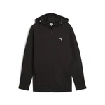 PUMA Sweatjacke EVOSTRIPE Kapuzenjacke Herren Schwarz/Grau