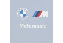 PUMA T-Shirt BMW M Motorsport Essentials Logo T-Shirt Herren Blau/Grau/Hellblau
