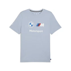 PUMA T-Shirt BMW M Motorsport Essentials Logo T-Shirt Herren Blau/Grau/Hellblau