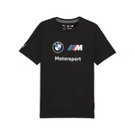 PUMA T-Shirt BMW M Motorsport Essentials Logo T-Shirt Herren Schwarz/Blau/Dunkelblau