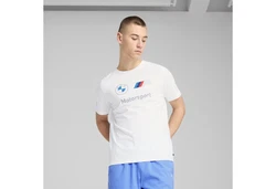 PUMA T-Shirt BMW M Motorsport Essentials Logo T-Shirt Herren Schwarz/Weiß/Creme/Mischfarben/Blau/Grau