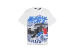 PUMA T-Shirt BMW M Motorsport Big Graphic T-Shirt Blau/Hellblau/Weiß
