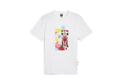 PUMA T-Shirt Scuderia Ferrari HP Race Graphic Herren Weiß