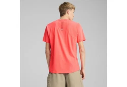PUMA Laufshirt SEASONS T-Shirt Herren Rot/Orange