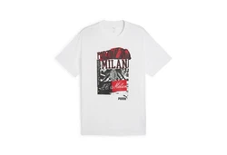 PUMA T-Shirt AC Milan ftblNRGY+ T-Shirt Weiß/Dunkelgrün/Rot