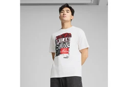 PUMA T-Shirt AC Milan ftblNRGY+ T-Shirt Weiß/Dunkelgrün/Rot