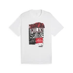 PUMA T-Shirt AC Milan ftblNRGY+ T-Shirt Weiß/Dunkelgrün/Rot