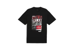 PUMA T-Shirt AC Milan ftblNRGY+ T-Shirt Schwarz/Rot/Dunkelgrün/Grau