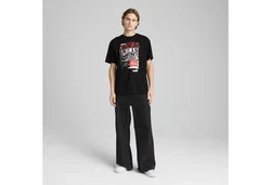 PUMA T-Shirt AC Milan ftblNRGY+ T-Shirt Schwarz/Rot/Dunkelgrün/Grau