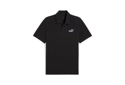 PUMA Poloshirt Essentials No. 1 Logo Schwarz/Dunkelblau