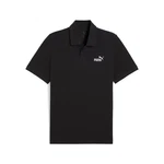PUMA Poloshirt Essentials No. 1 Logo Schwarz/Dunkelblau